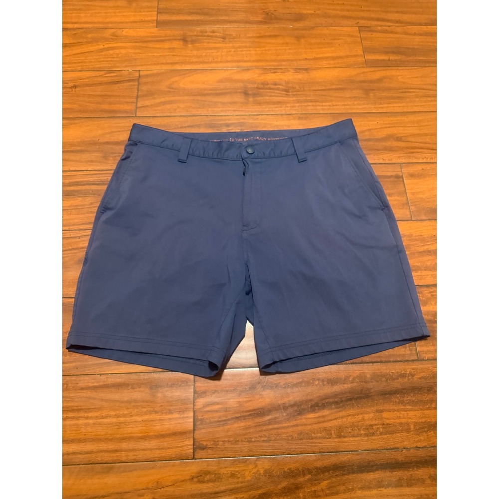 Rhone Commuter Shorts Mens 35 Navy Blue Performance Stretch Golf Casual 8 Inseam